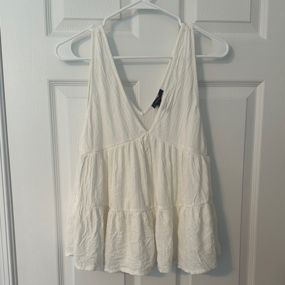 White Sleeveless Women's Top